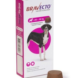 Bravecto 1400 MG®(40 - 56 KG) x 1 UND - 3 meses antipulgas oral para perros