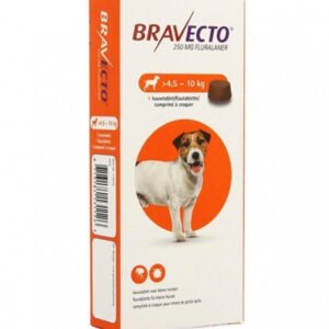 BRAVECTO 250 MG (4.5 - 10 KG)  x 1 UND -3 meses antipulgas