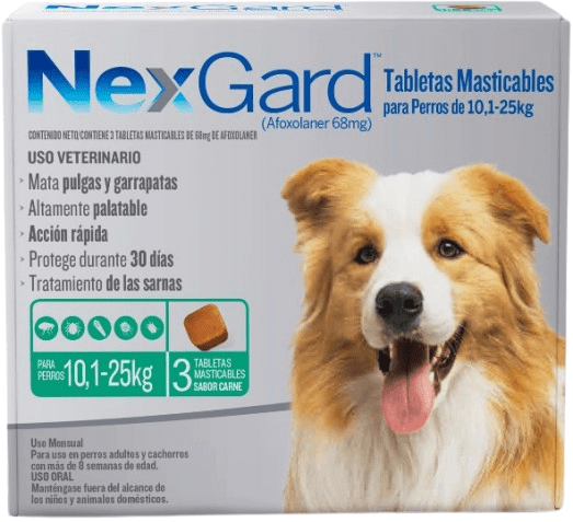 NEX GARD L 3 GR (10 - 25 KG) x 3 UND
