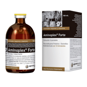 Aminoplex Forte solución inyectable de aminoácidos y vitaminas veterinario x 100 ML