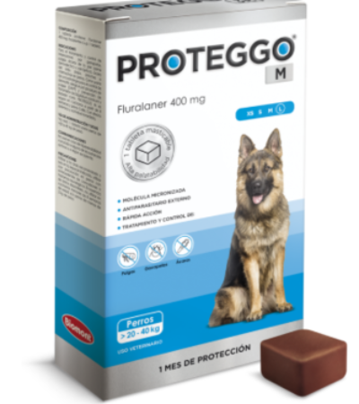 PROTEGGO M x 400 MG (20.1 – 40 KG) x UND