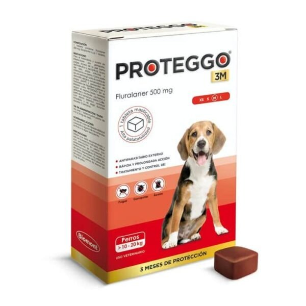 PROTEGGO 3M x 500 MG (10.1 - 20 KG) x UND