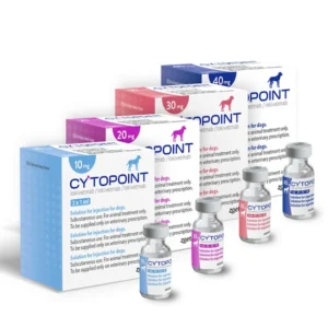 Cytopoint inyección veterinaria para alergias en perros – Zoetis  (caja x 2 viales)