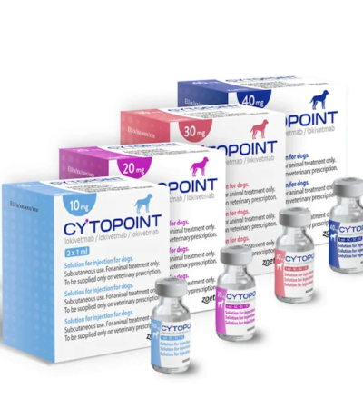 Cytopoint inyección veterinaria para alergias en perros – Zoetis  (caja x 2 viales)
