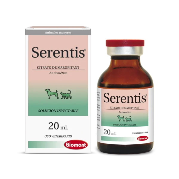 Serentis-20mL Serentis antiemético veterinario frasco 20 ml