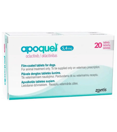 Apoquel 5.4 mg Zoetis x 30 Tabletas Original para Alergia y Picazón en Perros – Precio Perú