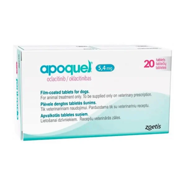 Zoetis-Apoquel-5_4mg-tratamiento-alergias-de-la-piel-en-perros Apoquel 5.4 mg Zoetis x 30 Tabletas Original para Alergia y Picazón en Perros - Precio Perú