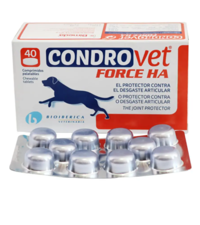 Condrovet Force para Perros x 40 capsulas – Condroprotector Avanzado para Articulaciones