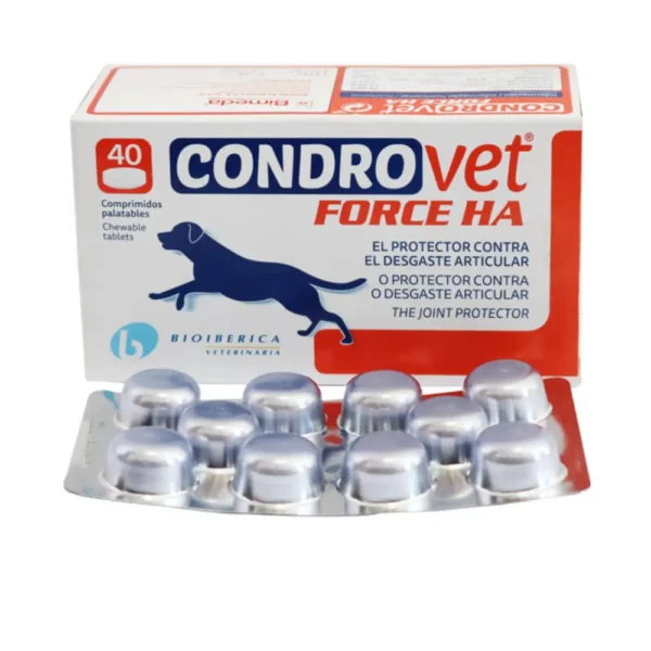 Condrovet Force para Perros x 40 capsulas – Condroprotector Avanzado para Articulaciones