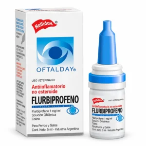 Colirio-veterinario-Oftalday-en-exhibicion Flurbiprofeno 1 mg/ml 5 ml – Colirio Veterinario para Perros y Gatos