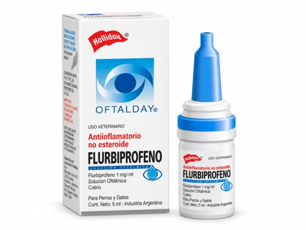Flurbiprofeno  1 mg/ml 5 ml – Colirio Veterinario para Perros y Gatos