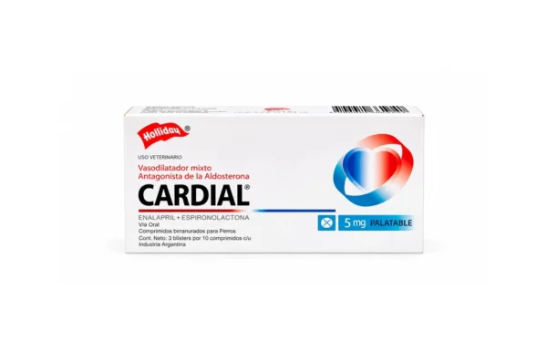 CARDIAL 5 mg – Enalapril + Espironolactona para Perros