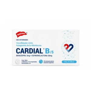 descarga-4 CARDIAL B/5 – Benazepril 5 mg + Espironolactona 20 mg para Perros